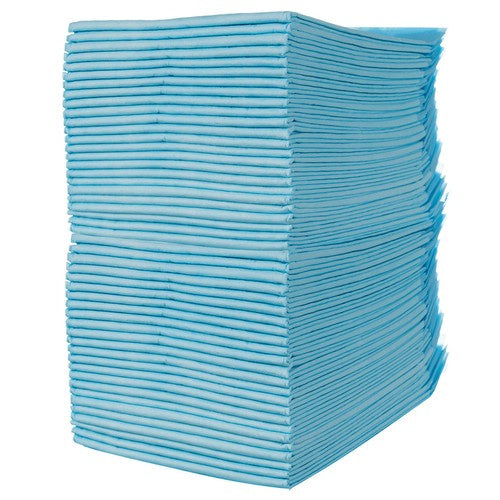 Purlov Trainingsunterlagen für Hunde 60 x 90 cm + 2 Beutel Inkontinenz Bettunterlage für Tiere - Hundezubehör und Welpen - Hundeklo für Zuhause 21602, Menge:50 Stück
