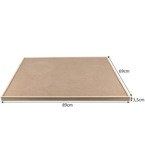 Puzzletisch Holz mit 4 Schubladen 89x69 cm Puzzlebrett Kiefer MDF braun stabil