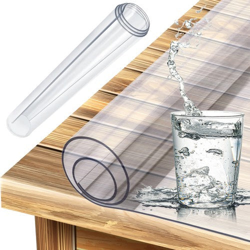 Tischschutzmatte transparent 120 x 60 cm Polycarbonat Schreibtischunterlage