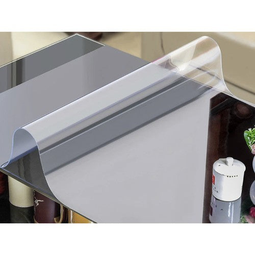 Tischschutzmatte transparent 120 x 60 cm Polycarbonat Schreibtischunterlage