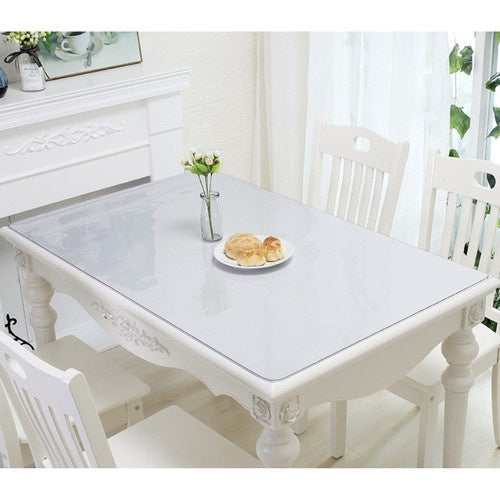 Tischschutzmatte transparent 120 x 60 cm Polycarbonat Schreibtischunterlage