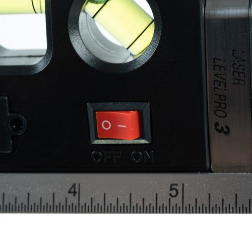 Laser-Wasserwaage mit Maß 250 cm Bigstren 21747