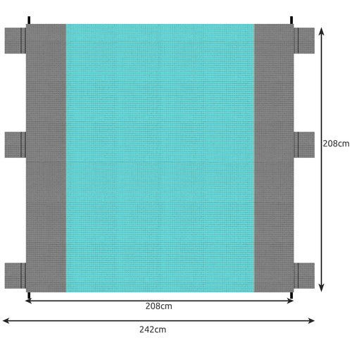 Strand-/Picknickdecke 208x208cm Trizand 21209