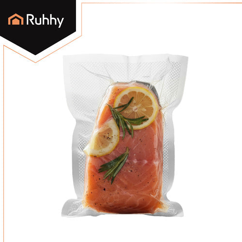 Vakuumbeutel 50 Stück 20 x 30 cm geprägt glatt transparent für Vakuumierer Set