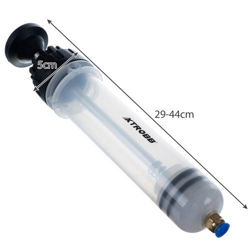 Ölsaugspritze 200 ml 2 Schläuche Stopfen Öl Bremsflüssigkeit Absaugset Auto