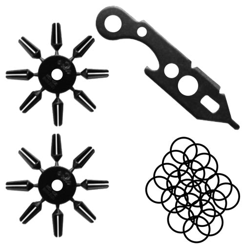Darts Set 12 Stück Softdart Pfeile 100 Spitzen Flight Protectors O-Ringe Tool
