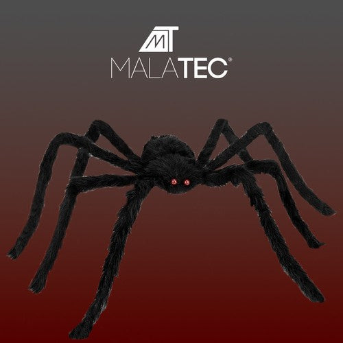 Halloween-Spinnen-Dekoration Realistische Spinne Schwarze Große Spinne Gruseliger Spinne Halloween Spinnen Spielzeug Deko für Innen und Outdoor 90cm 21832
