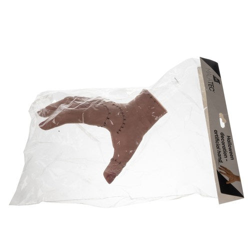 Abgetrennte Hand Halloween Deko Kunsthand PVC fleischfarben realistisch 15 cm