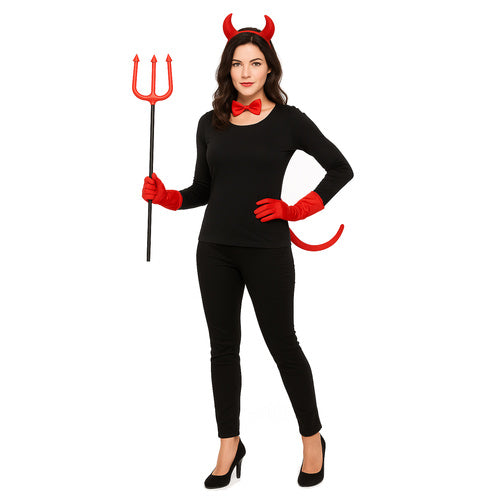 Teufelskostüm - 4er Set S22140