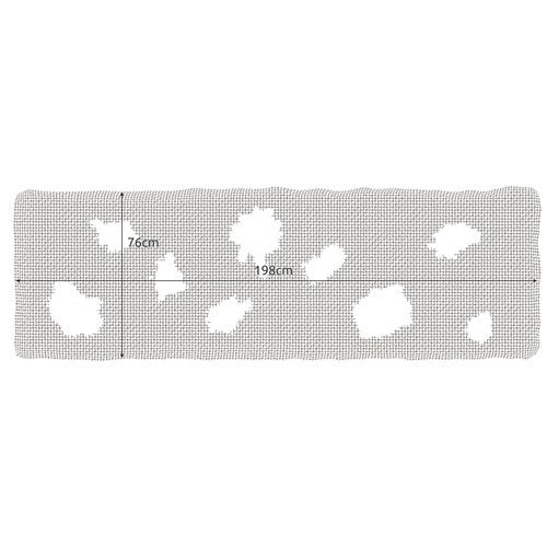 Halloween-Spinnennetz Schwarzes Netz Halloween Gruselige Tuch Große Geistertuch für Halloween Deko Halloween Partybedarf 198x76cm 22003