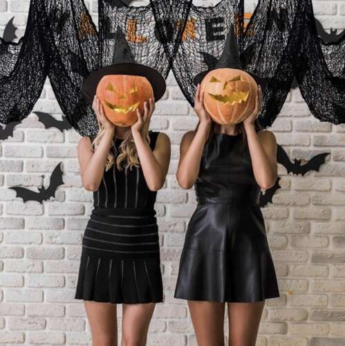 Halloween-Spinnennetz Schwarzes Netz Halloween Gruselige Tuch Große Geistertuch für Halloween Deko Halloween Partybedarf 198x76cm 22003