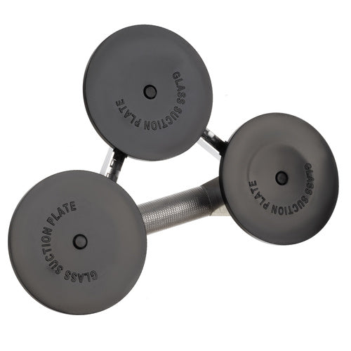 Saugnapf Dreifach 3x 120 mm Aluminium Vakuumsauger 150 kg Glas Fliesen Hebegerät