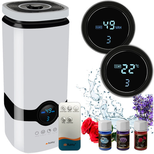 Luftbefeuchter Ultraschall 4l Ionisator Aromatherapie Fernbedienung Digital 28W