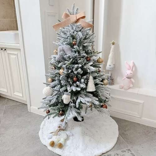 Mattenteppich unter dem Weihnachtsbaum 78cm Ruhhy 22223