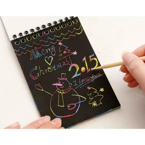 Set Rubbelbögen + Holzstift 22449