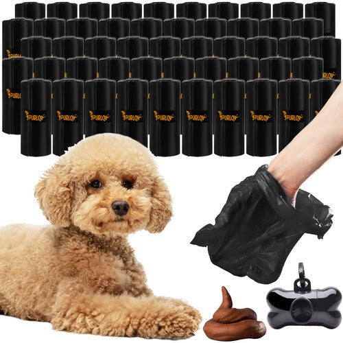 Hundekotbeutel Kotbeutel 1000 Stück mit Etui schwarz 22 x 30 cm für Hunde Set