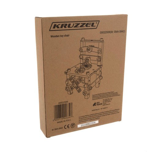 Kruzzel 22506 Montagestuhl aus Holz