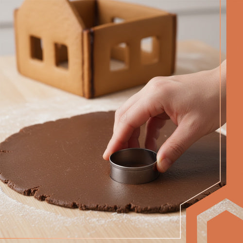 Lebkuchenhaus Ausstechform DIY Krippe Weihnachten 10 Teile 22905