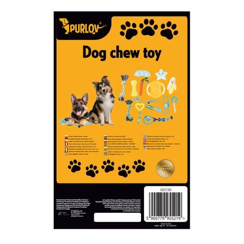 16in1 Hundespielzeugset für Zahnhygiene - mehrfarbig - Easy2sell - Deluxe