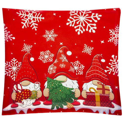Dekorative Kissenbezug für Wohnzimmer Dekokissen Weihnachten Weihnachtsmotiv 40 x 40 cm 22312 , Muster:Nussknacker
