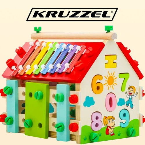 Kruzzel 22564 Lernhaus aus Holz