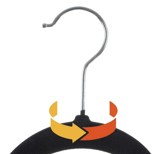 Kleiderbügel 20 Stück - schwarz Ruhhy 22536
