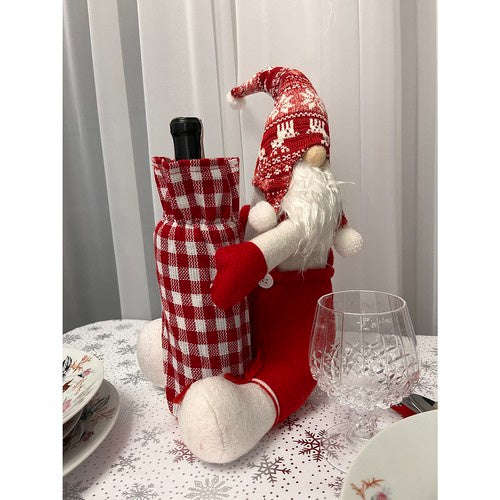 Weihnachtswichtel mit Flaschentasche Ruhhy 22508