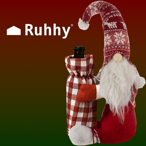 Weihnachtswichtel mit Flaschentasche Ruhhy 22508