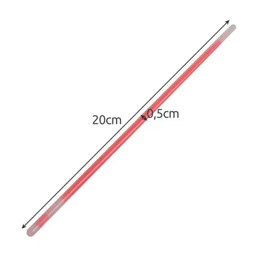 Kruzzel 22889 Leuchtarmbänder Lightstick, 100 Stück, bunt