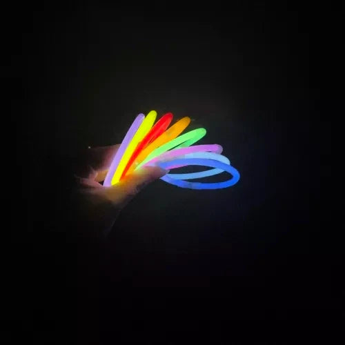 Kruzzel 22889 Leuchtarmbänder Lightstick, 100 Stück, bunt