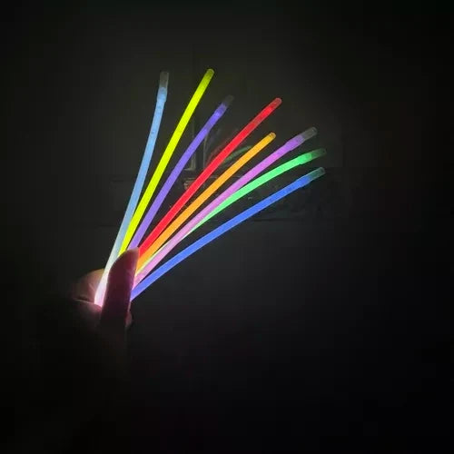 Kruzzel 22889 Leuchtarmbänder Lightstick, 100 Stück, bunt
