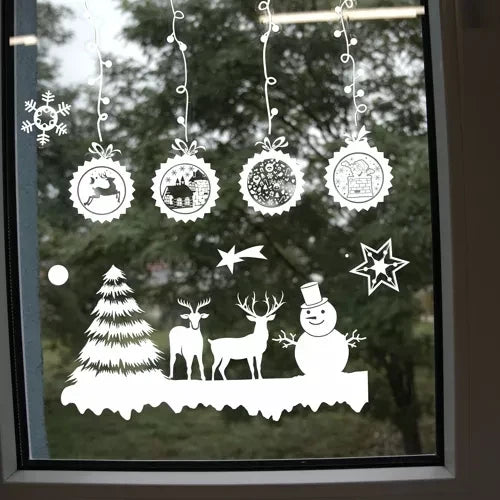 Ruhhy 22253 Weihnachtsaufkleber für das Fenster - Merry Christmas