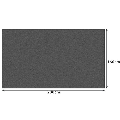 Decke 1,6x2m - grau Ruhhy 22695