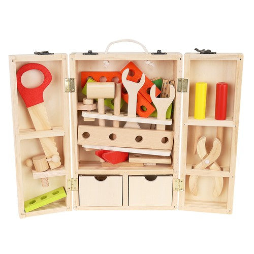 Box + Satz Holzwerkzeuge 22697