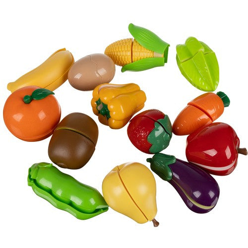 Gemüse und Obst zum Schneiden mit Korb 22877