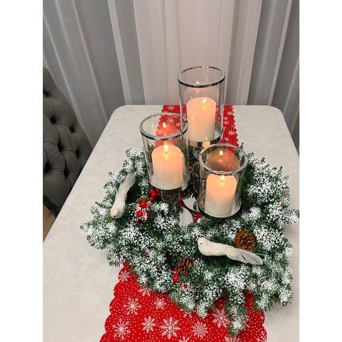 Verschneiter Weihnachtskranz Ruhhy 22302