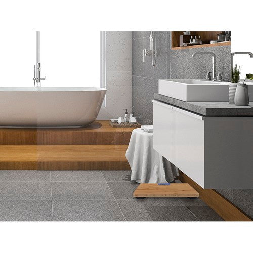 RUHHY 22522 LCD-Holz-Badewaage