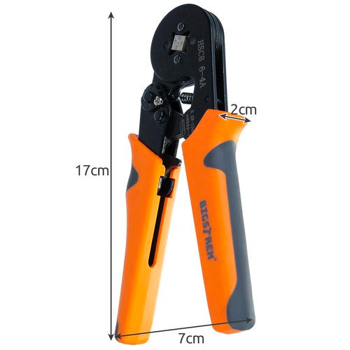 Crimpzange für Aderendhülsen 0,25–10 mm2 Bigstren 22717