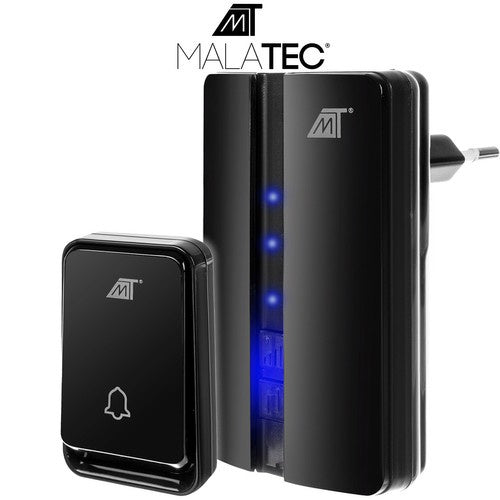 Kabellose Türklingel schwarz Malatec 23371