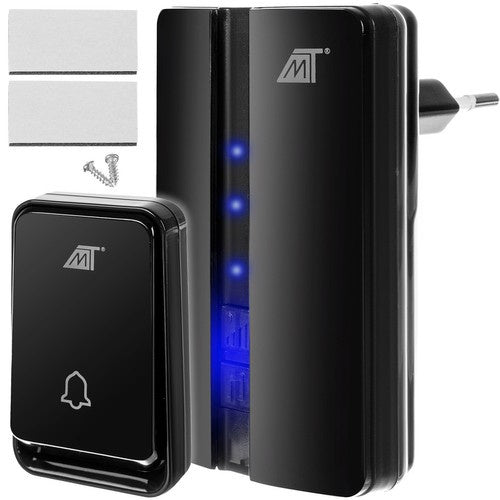 Kabellose Türklingel schwarz Malatec 23371