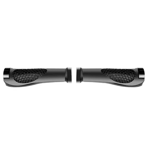 Fahrradgriffe rutschfest profiliert Gummi Aluminium 22 mm 13 cm schwarz 2 Stück