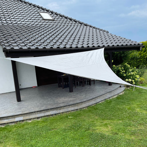 GARDLOV 23141 Sonnensegel 4x4x4 m grau