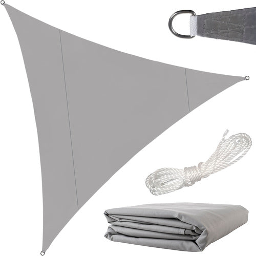 GARDLOV 23141 Sonnensegel 4x4x4 m grau