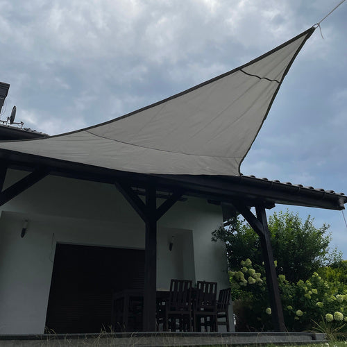 GARDLOV 23141 Sonnensegel 4x4x4 m grau