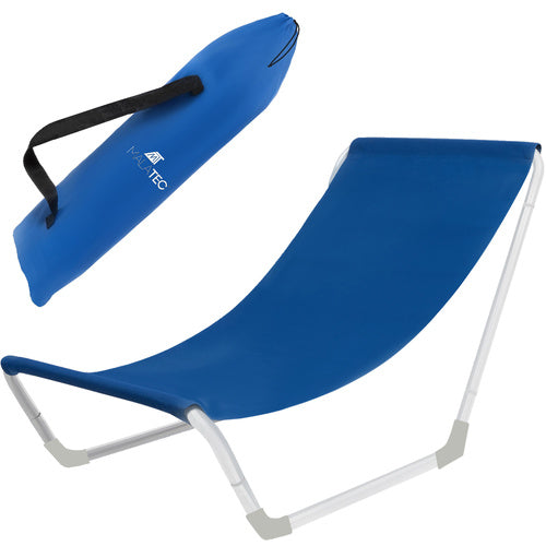 Klappliege Gartenliege Strandstuhl mit Tasche wasserdicht 110 kg 60x45x40 cm