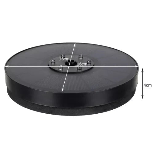 GARDLOV 23227 Schwimmender Solar-RGB-LED-Brunnen 180L/h