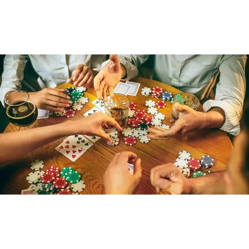 Poker - Set mit 300 Chips im Koffer HQ 23528