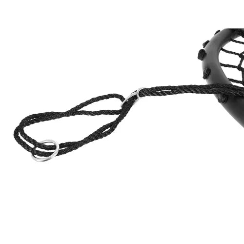 Schaukelring Storchennest 100 cm schwarz 150 kg Gartenschaukel Nestschaukel