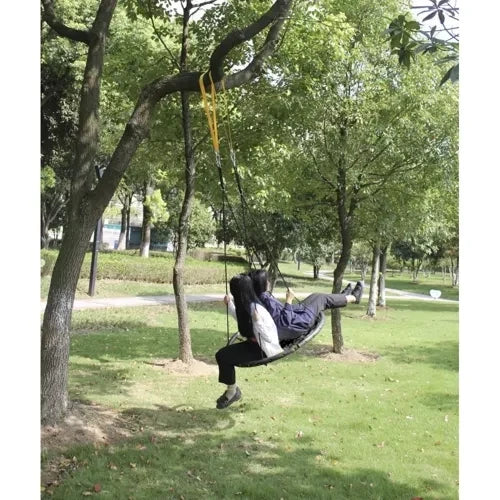 Schaukelring Storchennest 100 cm schwarz 150 kg Gartenschaukel Nestschaukel