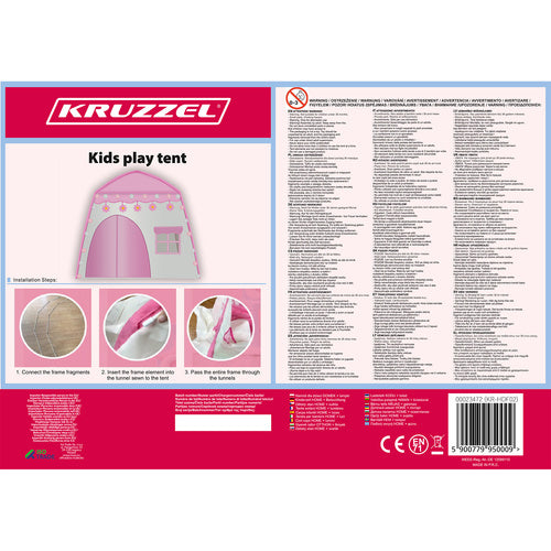 Kinderzelt HOME + Beleuchtung 23472